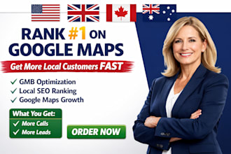 optimize and rank your google my business listing gmb for local SEO maps ranking