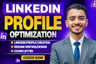 create and optimize linkedin profile and resume writing