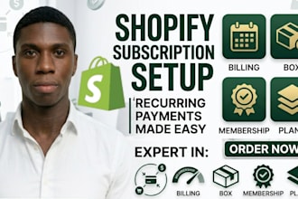 design shopify subscription box store for recurring revenue with appstle or seal
