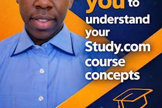 coach you to understand and pass your study com course concepts