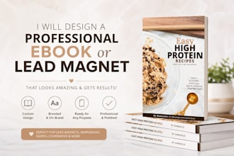 design a professional ebook or lead magnet