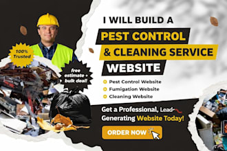 build pest website pest control website fumigation website cleaning website