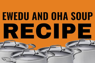 create ewedu and oha soup recipe in pdf format