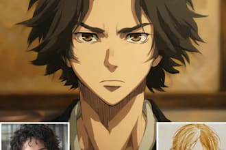 draw a character in manga style