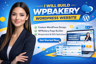design and build a responsive wordpress website with wpbakery