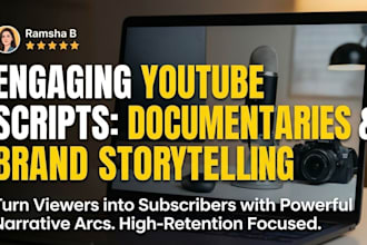 write youtube, documentary, or brand storytelling scripts