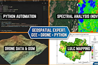 do gis analysis, mapping, satellite and spatial data processing in qgis, python