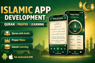 develop islamic mobile app with quran learning features for android and ios