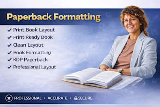 paperback formatting print book formatting book layout edit book formatting