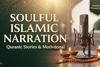 record urdu voice over for elearning, narration and islamic content