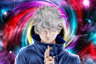 digital illustration or fan art of any character