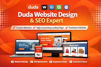 design redesign duda website duda landing page duda SEO expert