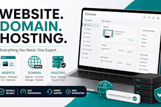 be godaddy builder expert design redesign fix optimize your hostinger website