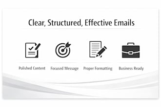 write a professional email, letter or official message