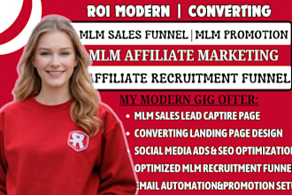 mlm promotion, mlm sales funnel, affiliate recruitment, mlm leads, mlm promotion