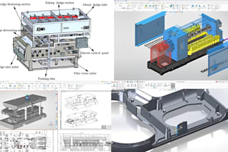 do mechanical product design, industrial product design 3d cad for manufacturing