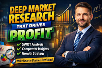 do deep market research, swot analysis, competitor analysis
