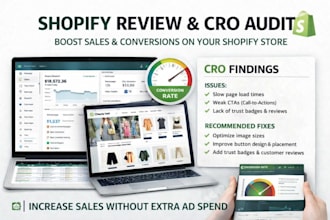 do shopify review conversion rate optimization shopify website cro audit manager