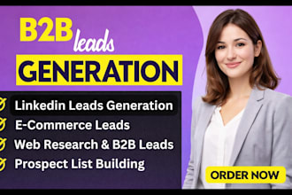 do targeted b2b lead generation, lead prospecting and list building