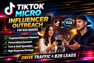 tiktok micro influencer outreach for your b2b brand