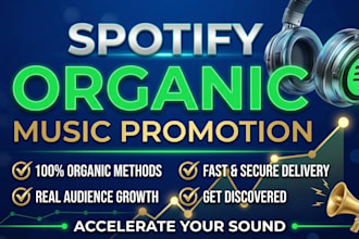 do organic USA music promotion, UK spotify music promotion