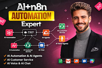 build ai automation, ai agent, chatbot, n8n workflow, ai customer service system