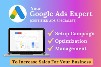 be your google ppc ads expert search ads shopping ads display ads