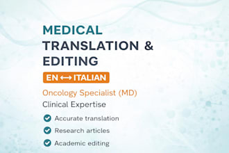 write medical and oncology content, articles or abstracts