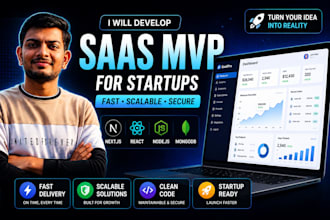 build your saas mvp using nextjs react and nodejs