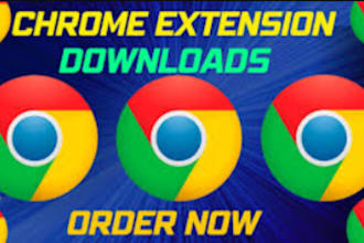 chrome extension marketing, browser extension, extension downloads for real user