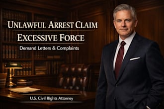 write a civil rights claim for unlawful arrest or excessive force