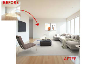 do virtual staging for real estate listing in 24 hours
