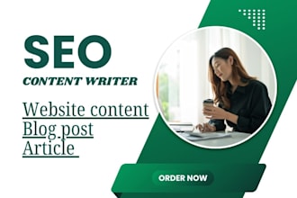 do SEO content writing, blog writing and article expert