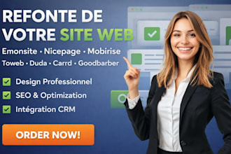refonte site emonsite nicepage mobirise toweb duda carrd goodbarber site web crm