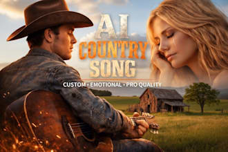 record ai country song with vocals and full production