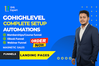 setup gohighlevel automation, ghl expert, zoho, clickup expert, hubspot, zapier