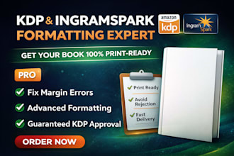 professionally fix KDP margin and formatting errors