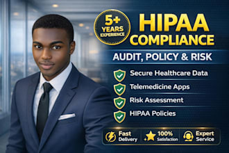 do hipaa compliance audit, policy, security risk assessment healthcare app