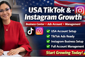 create and warm up usa instagram and usa tiktok account for gtowth