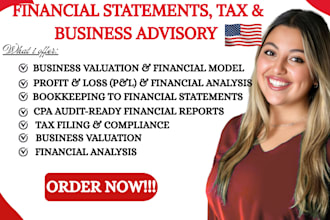 prepare certified financial statements, audit review, CPA compliance check