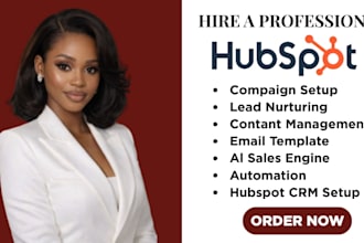 setup hubspot crm, hubspot email design, hubspot automation, hubspot integration