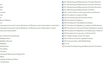 prepare iso 13485 and iso 9001 qms documentation for audit readiness
