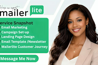 set up and design mailerlite email marketing, automation, and campaigns