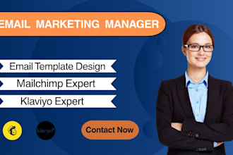 be your expert email marketing manager and automation