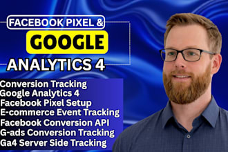 setup meta pixel,facebook pixel,tiktok pixel, API,GTM,ga4,google ads tracking