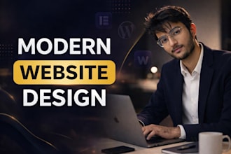design a modern landing page or responsive front end website