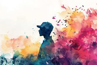 illustrate anything in watercolor style