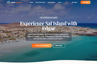 design a professional, modern, user friendly website