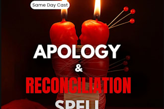 cast apology and reconciliation spell restore contact, heal emotions distance