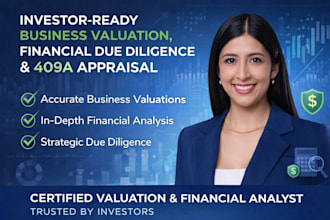 do investor ready business valuation financial due diligence and 409a appraisal